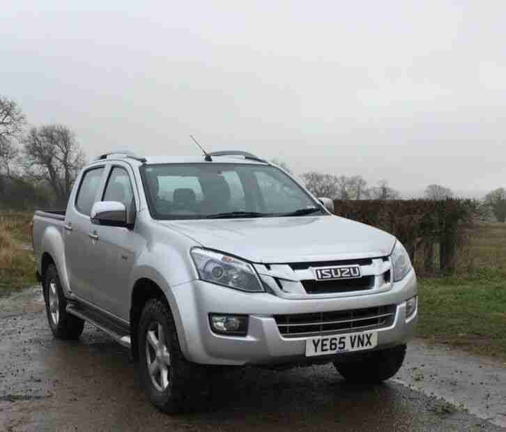 15 65 ISUZU DMAX 2.5 TD UTAH DOUBLECAB PICKUP SILVER, 63k, Towbar + VAT