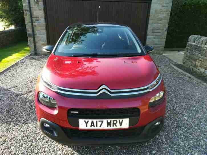 17 2017 Citroen C3 1.2 Petrol PureTech – Low Miles FSH Warranty Finance