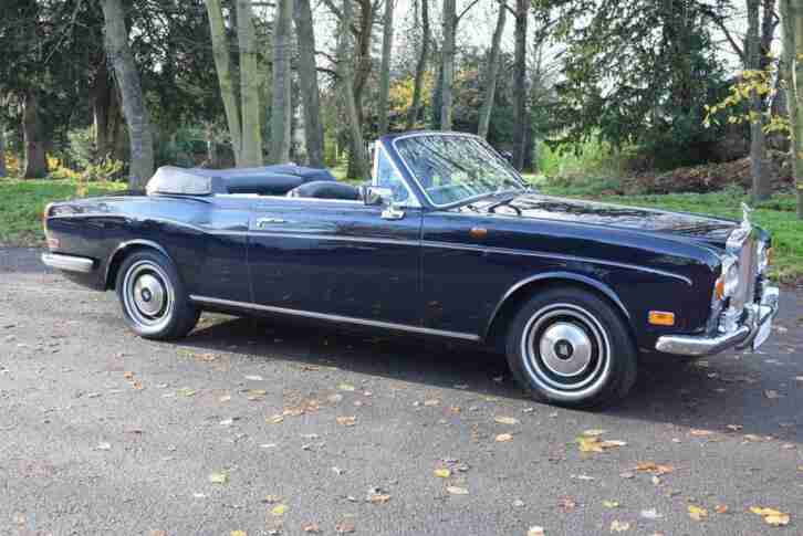 1969 Rolls Royce MPW Convertible in Oxford Blue