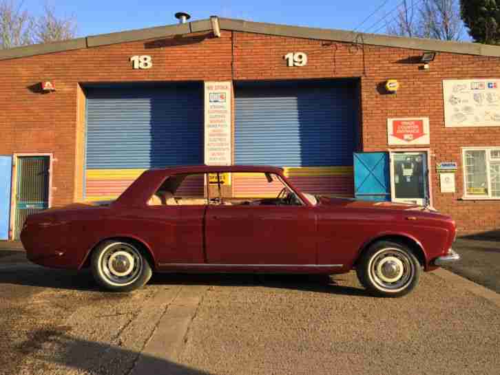 1970 ROLLS ROYCE CORNICHE MPW FHC SILVER SHADOW REGAL RED PROJECT