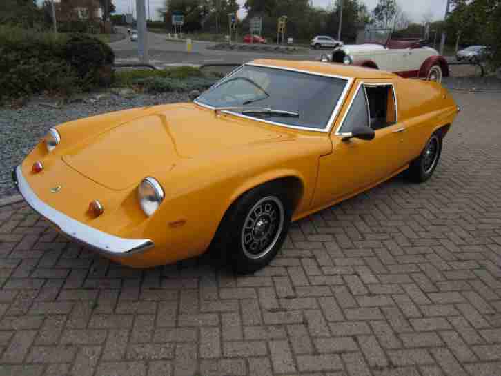 1971 Lotus Europa S2 Yellow