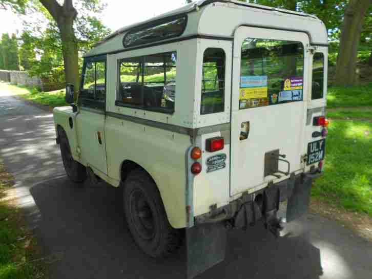 1973 LAND ROVER SERIES 3 7SEATER STATION WAGON TAX EXEMPT 750 16 STORED 25 YEARS