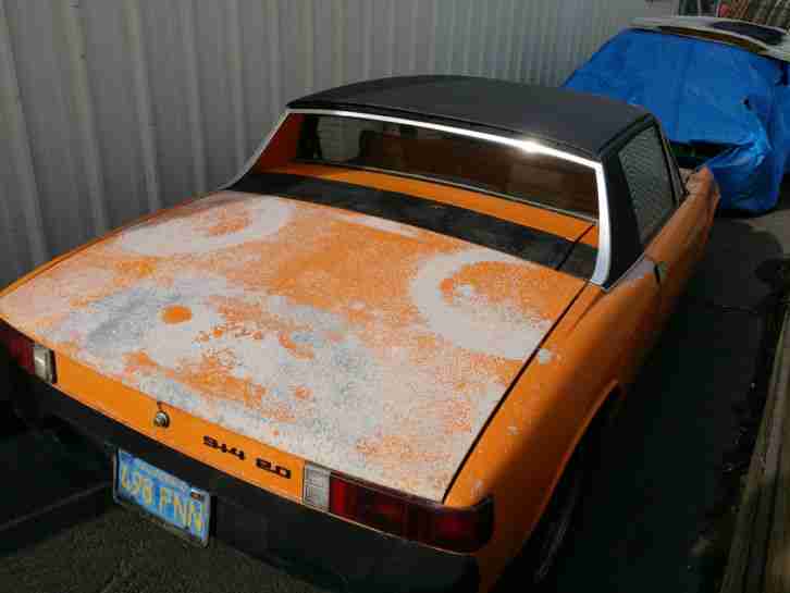 1974 PORSCHE 914 2.0 SPORTS CAR EASY PROJECT CLASSIC AMERICAN