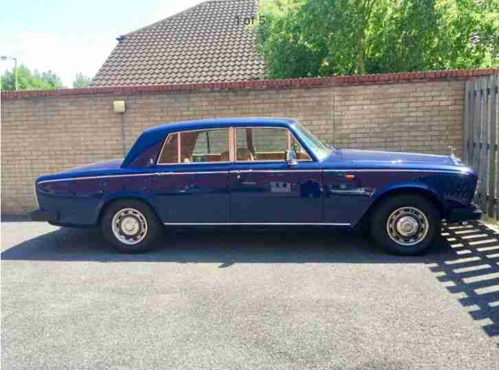 1978 ROLLS ROYCE SILVER SHADOW II 2 PURPLE BLUE FULL HISTORY DRIVES SUPERB