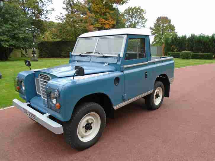 1978 S REG REG LAND ROVER 88" - 4 CYL BLUE DIESEL TRUCK CAB SERIES 3 NO RESERVE