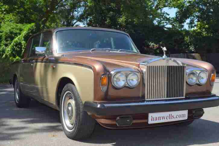 1978 S Rolls Royce Silver Shadow Series II in Walnut over Silver Sand