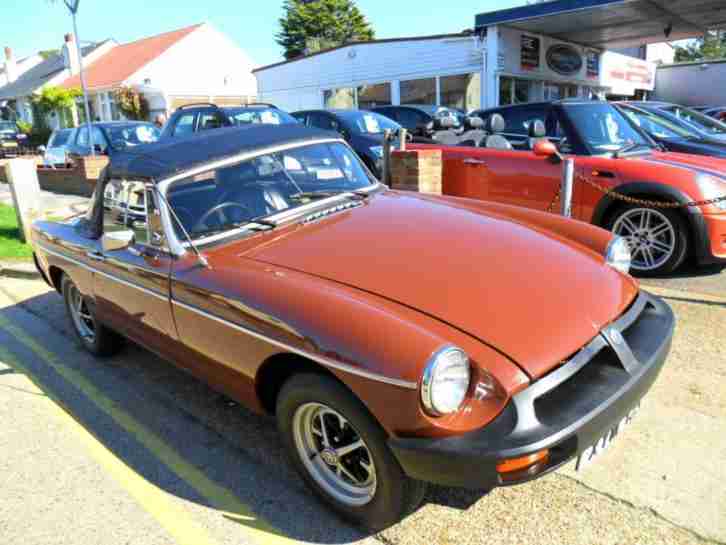 1979 MG/ MGB B Roadster S Sports One owner from New! Just MOTd!