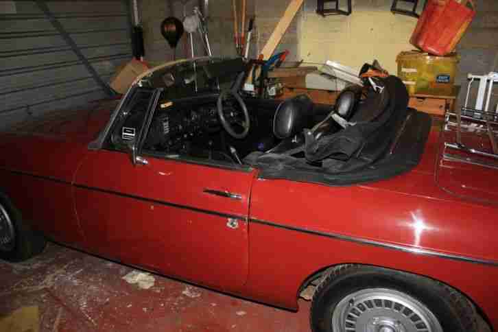 1979 MGB Roadster - Convertible, Red, Manual, Petrol