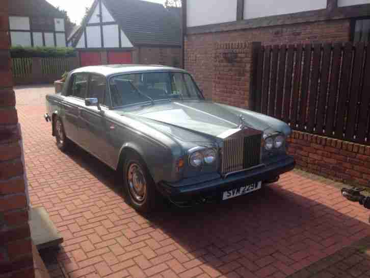 1980 W PLATE ROLLS ROYCE SILVER SHADOW 2