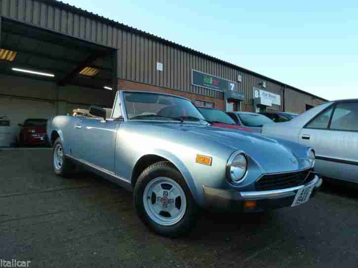 1981 FIAT 124 SPIDER 2000 Just 35k Miles, 15 Year Restoration, Beautiful Classic