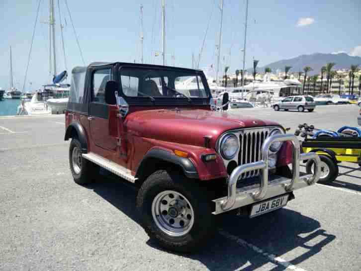1981 Jeep CJ7 4.2 Auto in Spain LHD Left Hand Drive