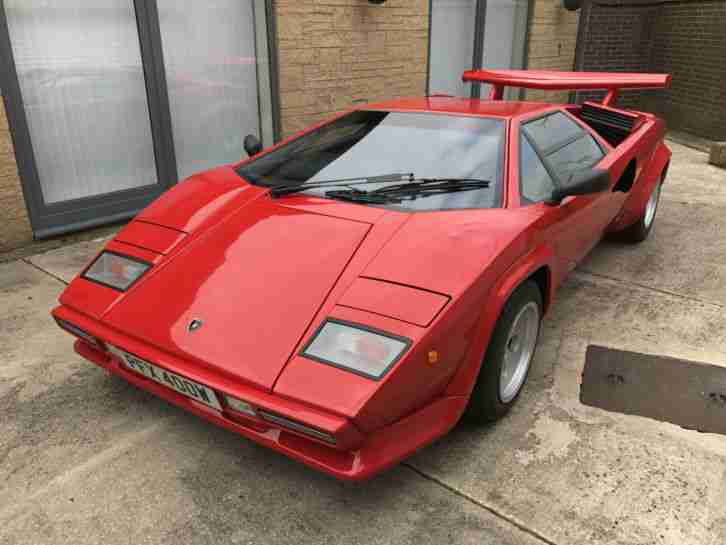 1981 LAMBORGHINI COUNTACH 5000 QV ONLY 60 MILES