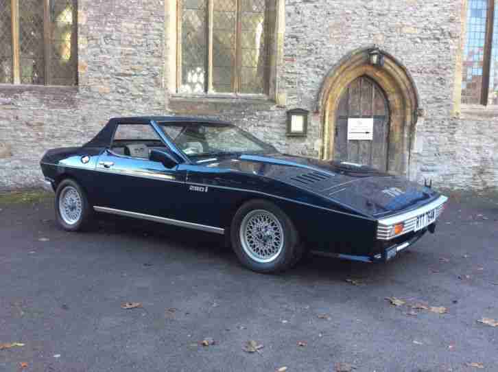 1981 TVR TASMIN 280i Classic Wedge Soft Top plus many spares