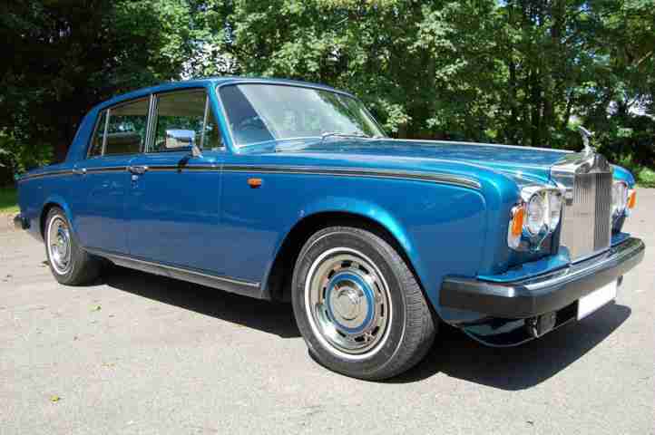1981 X Rolls Royce Silver Shadow Series II in Peacock Blue