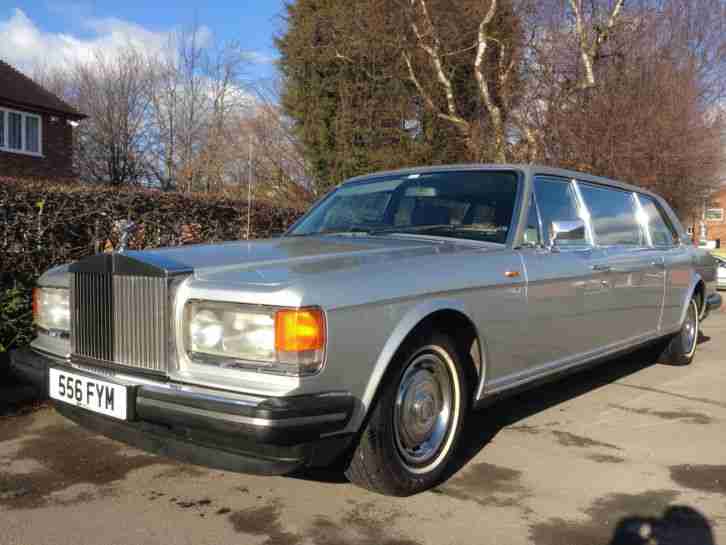 1983 ROLLS ROYCE SILVER spirit Stretched Limousine wedding limo