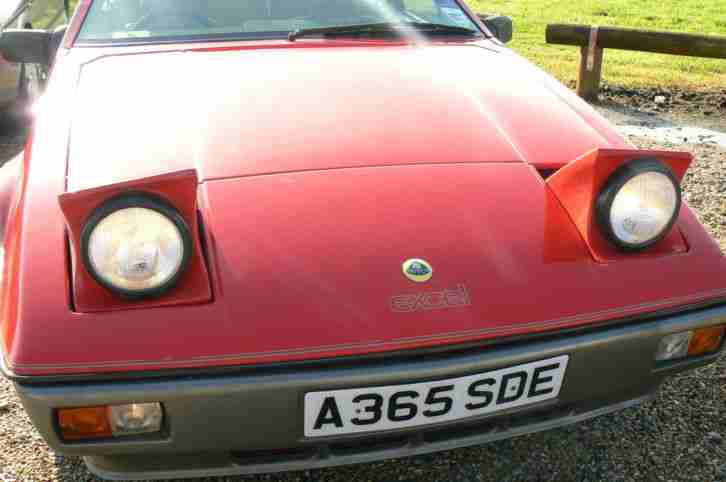 1984 LOTUS ECLAT EXCEL 2.2 in RED MOT 75662 Miles Classic Car
