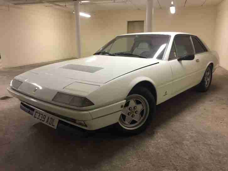 1985 Ferrari 412 V12 Auto Rare Factory Spec White White (Saudi Delivered)