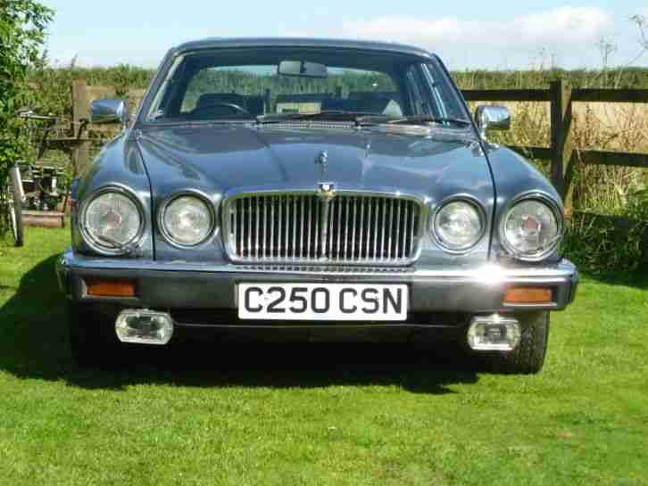 1985 JAGUAR V12 SOVEREIGN SERIES 3 12 mth MOT steel metallic low miles only 72k