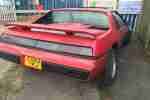 1985 PONTIAC FIERO RED Sports car