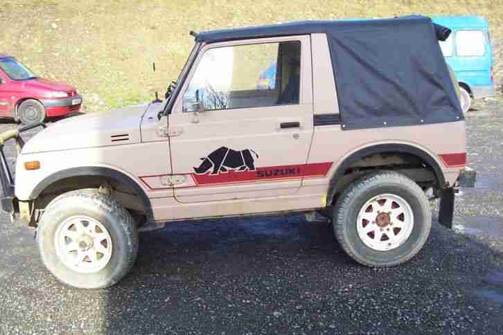 1985 Suzuki SJ410 soft top 4x4 jeep mot OCT 2015 no reserve