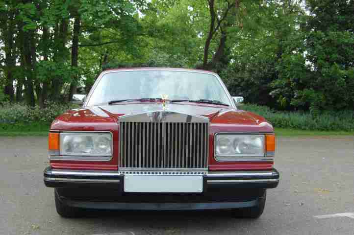 1986 D Rolls Royce Silver Spirit in Claret