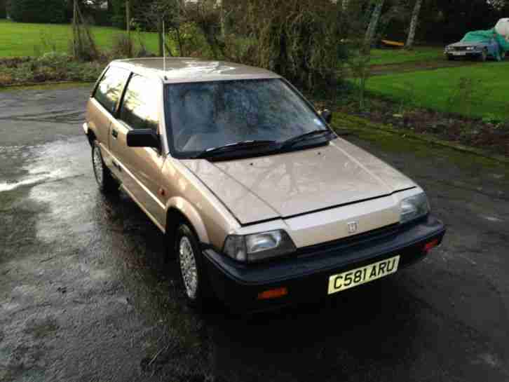 1986 HONDA CIVIC GD BEIGE