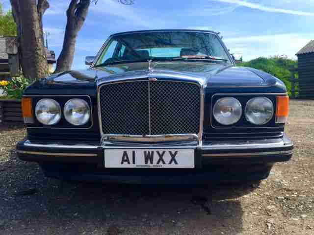 1987 BENTLEY EIGHT Mason Black with Parchment Leather, 69000 miles