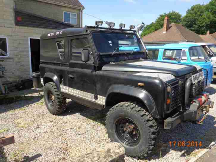 1987 LAND ROVER 90 4C REG DT DIESEL BLACK OFF