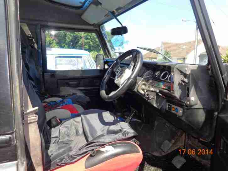 1987 LAND ROVER 90 4C REG DT DIESEL BLACK OFF ROADING