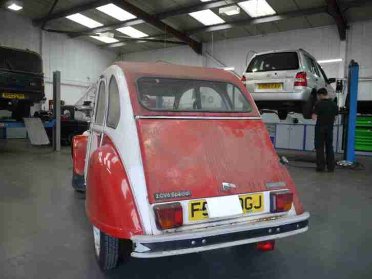 1988 CITROEN 2CV6 DOLLY RED/WHITE