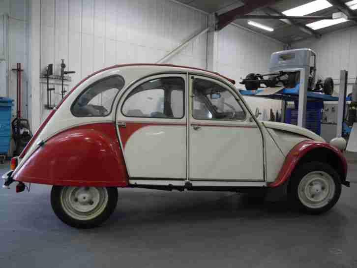 1988 CITROEN 2CV6 DOLLY RED/WHITE