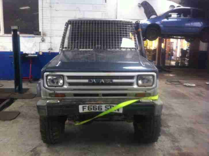 1988 DAIHATSU FOURTRAK EL DIESEL BLUE/SILVER OFF ROADER 2.8 TD