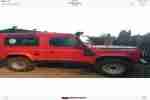 1988 LAND ROVER 90 4C REG DT DIESEL RED