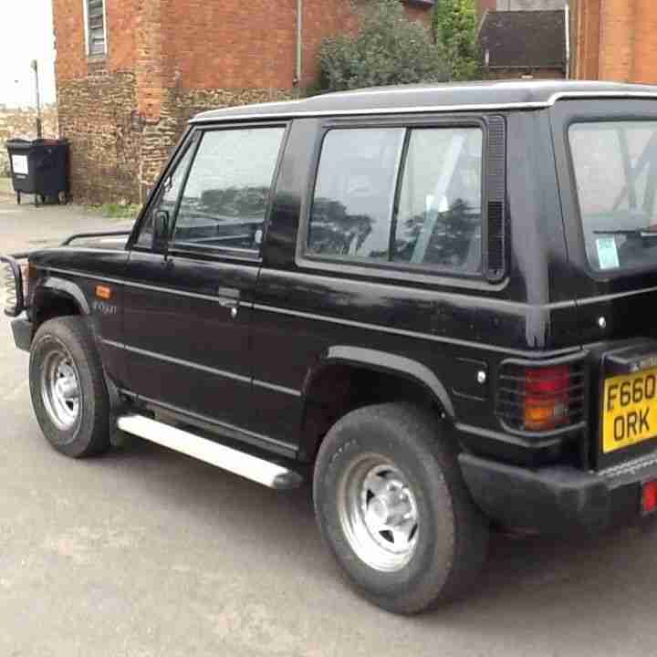 1988 MITSUBISHI SHOGUN HARD TOP PETROL BLACK