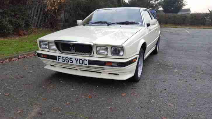 1988 Maserati biturbo 2500 twin turbo