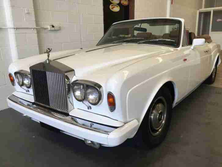 1988 ROLLS ROYCE CORNICHE 6.8 2DR CONVERTIBLE
