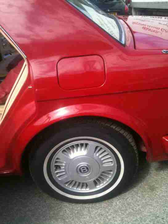 1989 BENTLEY RED mulsanne back for sale due to time waisters