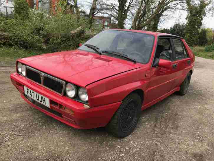 1989 DELTA INTEGRALE 2.0 TURBO 8V RED