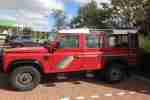 1989 LAND ROVER 110 4C COUNTY D TURBO RED