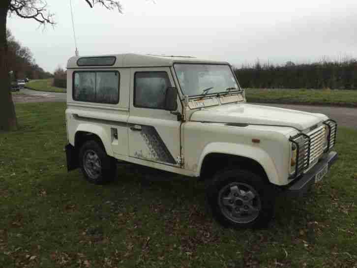 1989 LAND ROVER 90 4C COUNTY D TURBO WHITE