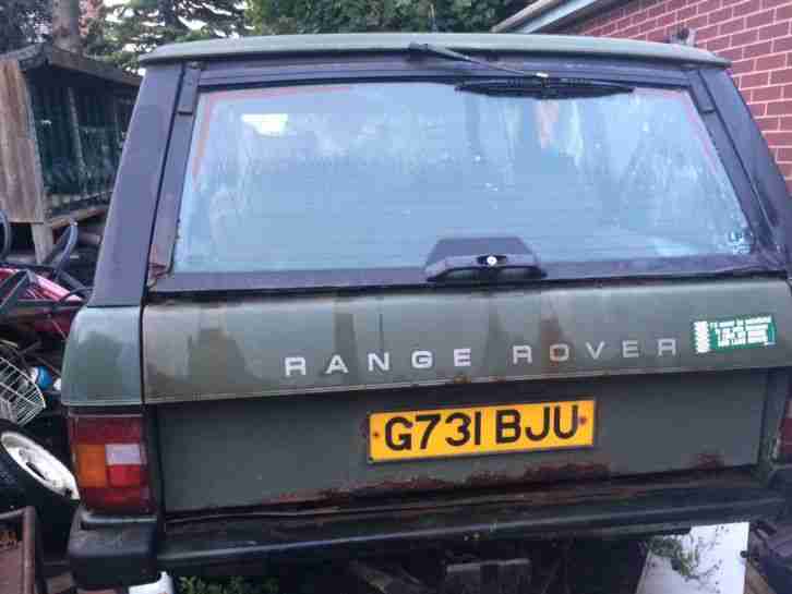 1989 LAND ROVER RANGE ROVER CLASSIC VOGUE 3.9 V8 EFI LPG