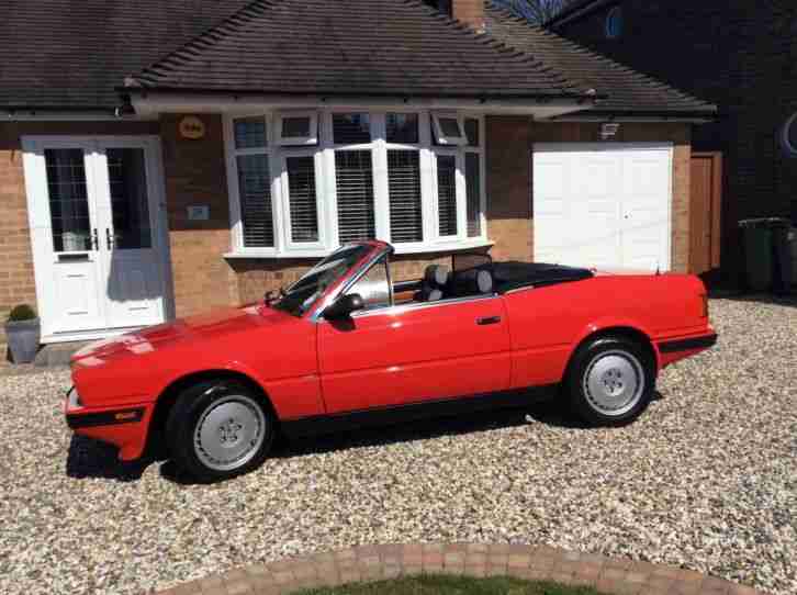1989 Maserati 2.8 Biturbo Spyder 1989