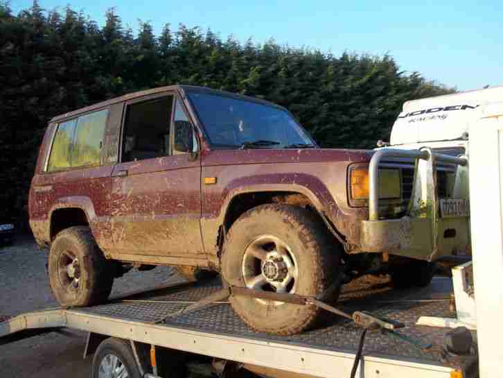 1989 RARE ISUZU TROOPER SWB TURBO DIESEL EXPORT RARE BARN FIND 99P NO RESERVE