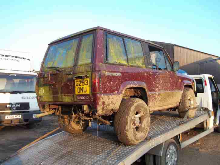 1989 RARE ISUZU TROOPER SWB TURBO DIESEL EXPORT RARE BARN FIND 99P NO RESERVE