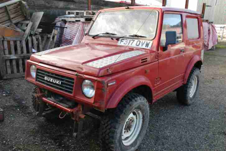 1989 SJ 413VB JA SAMURAI RED 4x4 SJ50