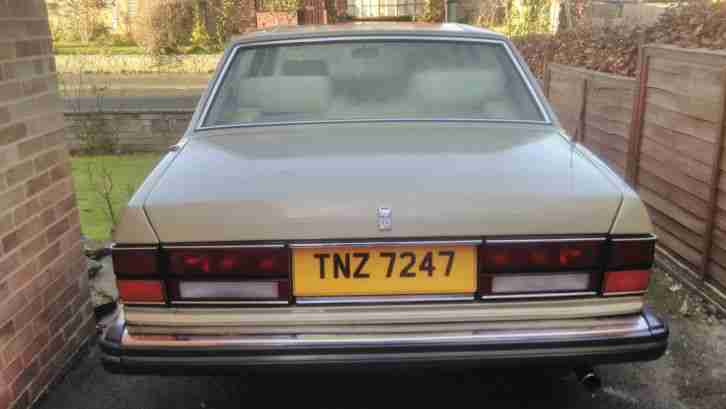 1989 TNZ 7247 ROLLS ROYCE SILVER SPIRIT II COTSWOLD BEIGE 95500 NEW MOT NO ADS