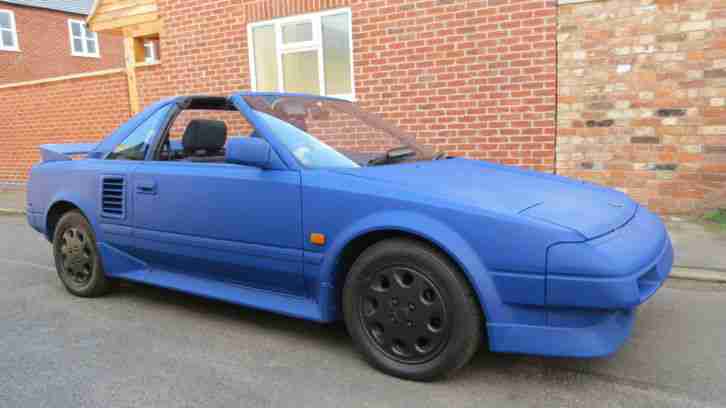 1989 Toyota MR2 Mk1 Rare T Bar Plastic Dip Liquid Wrapped 4 New Tyres VGC SH