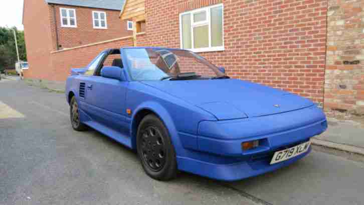 1989 Toyota MR2 Mk1 Rare T-Bar Plastic Dip Liquid Wrapped 4 New Tyres VGC SH