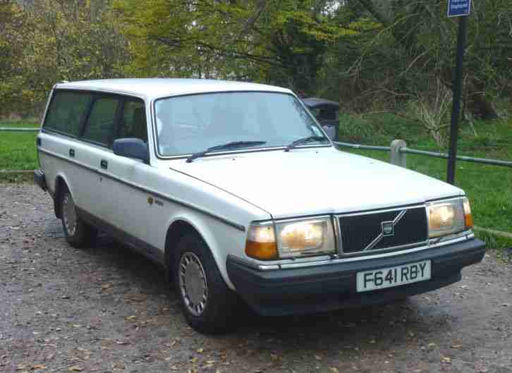 1989 VOLVO 240 GL WHITE. ONE OWNER FROM NEW