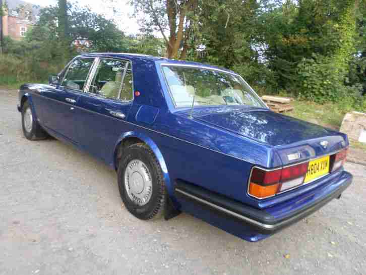 1990 BENTLEY TURBO R RED LABEL 6750 V8 AUTO MOROCCAN BLUE